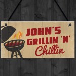 Novelty Personalised BBQ Barbecue Sign Accessories Funny Gifts