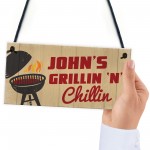 Novelty Personalised BBQ Barbecue Sign Accessories Funny Gifts