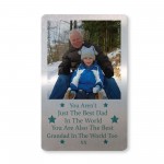 Personalised Gift For Grandad Birthday Wallet Card Insert