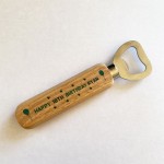 Novelty Birthday Gift For Men Beer Gift Wood Bottle Opener