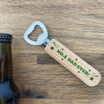 Novelty Gift For Dad Birthday Fathers Day Wooden Bottle Opener