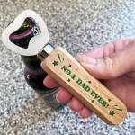 Novelty Gift For Dad Birthday Fathers Day Wooden Bottle Opener