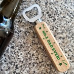 Novelty Gift For Dad Birthday Fathers Day Wooden Bottle Opener