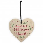 Thinking Of You Heart Token Gift Wooden Heart Gift For Friend