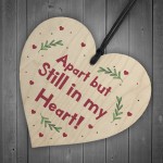 Thinking Of You Heart Token Gift Wooden Heart Gift For Friend