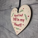 Thinking Of You Heart Token Gift Wooden Heart Gift For Friend