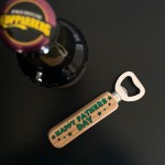 Daddy Daughter Gift Wooden Bottle Opener Fathers Day Gift