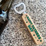 Daddy Daughter Gift Wooden Bottle Opener Fathers Day Gift