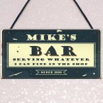 Novelty Bar Decor Personalised Home Bar Signs Funny Man Cave
