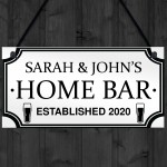 Personalised Bar Signs And Plaques Home Bar Sign Novelty Gifts