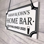 Personalised Bar Signs And Plaques Home Bar Sign Novelty Gifts