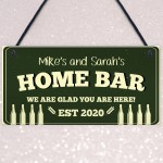 PERSONALISED Any Name Home Bar Signs And Plaque Novelty Gift