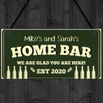 PERSONALISED Any Name Home Bar Signs And Plaque Novelty Gift