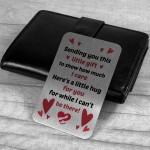 Pocket Hug Gift For Mum Dad Nan Friend Keepsake Gift Insert