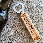 Funny Gift For Men Alcohol Gift Wooden Bottle Opener 40th 50th