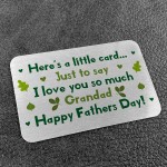 Fathers Day Gift For Grandad From Grandchildren Wallet Insert