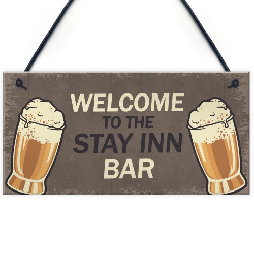 Funny Bar Signs Novelty Man Cave Plaques Quarantine Gifts