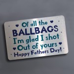 Rude Fathers Day Gift For Dad Metal Wallet Card Funny Gift