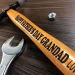 Personalised Gift For Grandad On Fathers Day Engraved Hammer