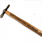 Personalised Gift For Grandad On Fathers Day Engraved Hammer