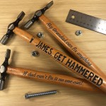 PERSONALISED Novelty Birthday Engraved Hammer Gift For Him