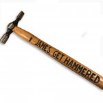 PERSONALISED Novelty Birthday Engraved Hammer Gift For Him