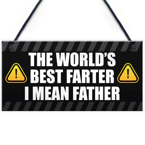 Funny Fathers Day Sign Novelty Gift For Dad Birthday Gifts