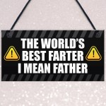 Funny Fathers Day Sign Novelty Gift For Dad Birthday Gifts