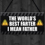 Funny Fathers Day Sign Novelty Gift For Dad Birthday Gifts