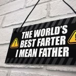 Funny Fathers Day Sign Novelty Gift For Dad Birthday Gifts