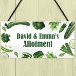 Personalised Allotment Sign Novelty Greenhouse Garden Decor