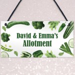 Personalised Allotment Sign Novelty Greenhouse Garden Decor