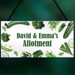 Personalised Allotment Sign Novelty Greenhouse Garden Decor