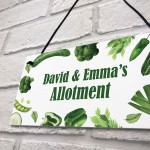 Personalised Allotment Sign Novelty Greenhouse Garden Decor