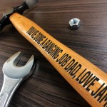 Personalised Fathers Day Gift For Dad Engraved Hammer Gifts