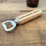 Personalised Bottle Opener Gift For Birthday Novelty Birthday