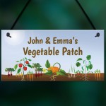 Personalised Vegetable Patch Sign Allotment Greenhouse Gifts