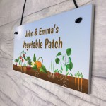 Personalised Vegetable Patch Sign Allotment Greenhouse Gifts