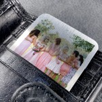 Personalised Wedding Favour Thank You Bridesmaid Gift Metal Card