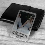 Maid Of Honour Gift Personalised Photo Metal Card Wedding Gift