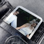 Maid Of Honour Gift Personalised Photo Metal Card Wedding Gift