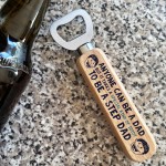 Novelty Step Dad Gift For Fathers Day Birthday Bottle Opener