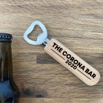 Novelty Corona Bar Gift Home Bar Pub Wooden Bottle Opener