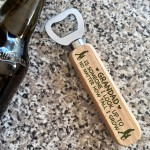 Unique Gift For Grandad Birthday Christmas Wooden Bottle Opener