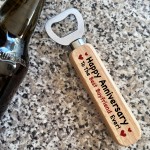 Novelty Anniversary Gift For Boyfriend Wooden Bottle Opener Gift