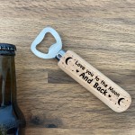 Novelty Gift For Dad Grandad Birthday Xmas Wood Bottle Opener