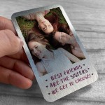 Best Friend Birthday Christmas Gift Personalised Metal Card