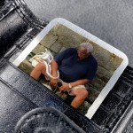 Fathers Day Gift Grandad Memorial Gift Personalised Metal Card