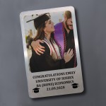 Personalised Graduation Gift Metal Wallet Card Insert Gift