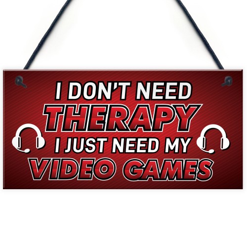 Funny Gaming Sign Neon Effect Hanging Bedroom Sign Gamer Gift